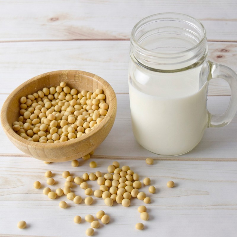 Leche de soja para menopausia