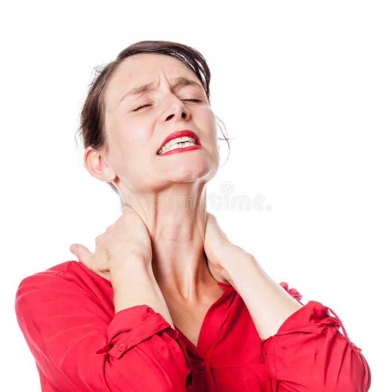 Tension muscular cuello por estres