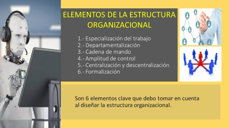 Elementos estructurales de una organizacion